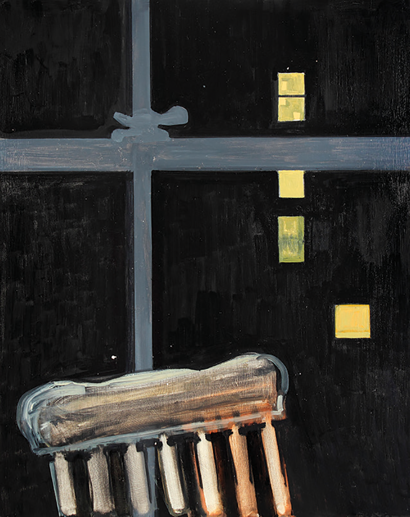 Chair, Night Window, by Lois Dodd © The artist. Courtesy Alexandre Gallery, New York City