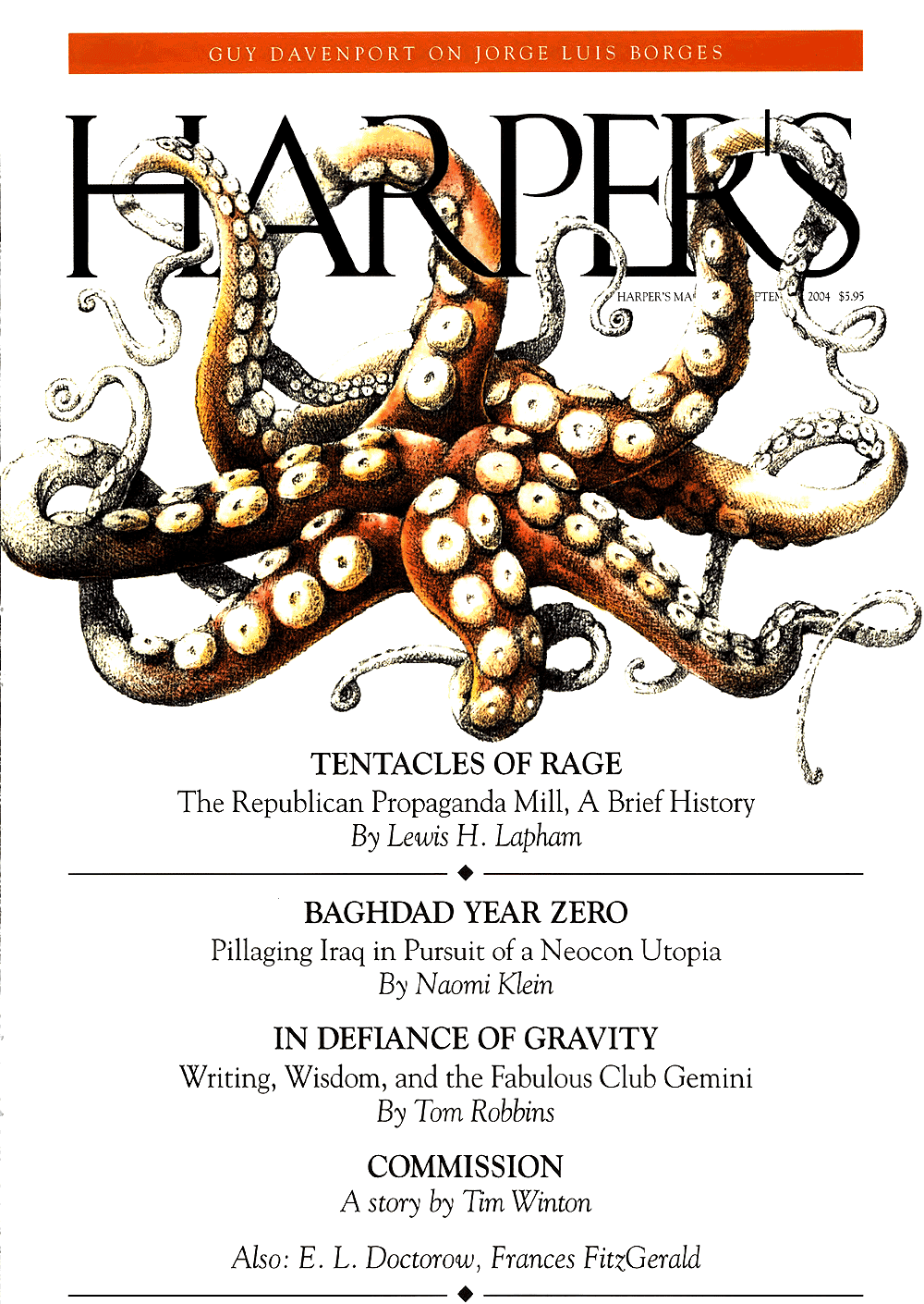 September 2004 Issue Harper S Magazine