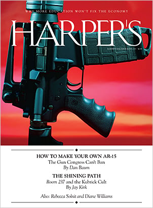 Harper’s Magazine, June 2013