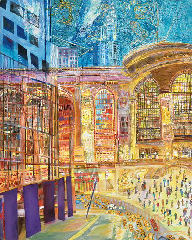 Grand Central: Inside/Outside, by Olive Ayhens