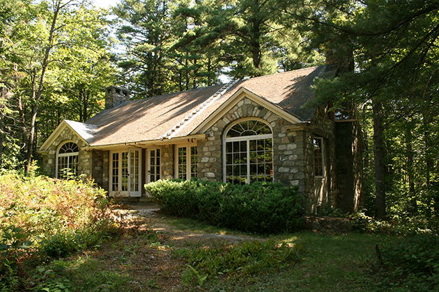 William Hocking's former library in Chocorua, New Hampshire © John Kaag