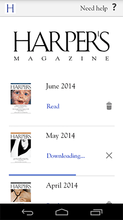 Harper's Magazine for Android