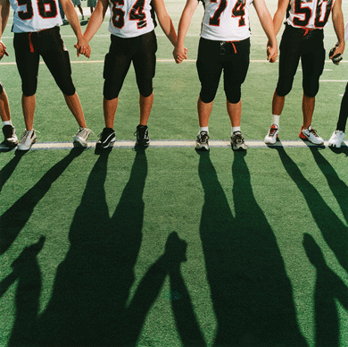 “Untitled (Football #27),” by Brian Finke. Courtesy the artist and ClampArt, New York City