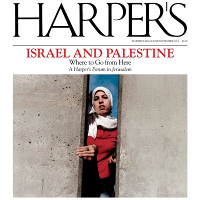 Harper’s Magazine, September 2014