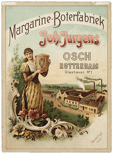 Dutch margarine advertisement, 1893