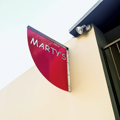Photographs from Marty’s by Mike Slack