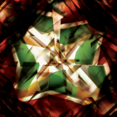 “Asymmetrical Kaleidoscope 1, 7/7/2006,” by Nigel Grima © The artist/Bridgeman Images