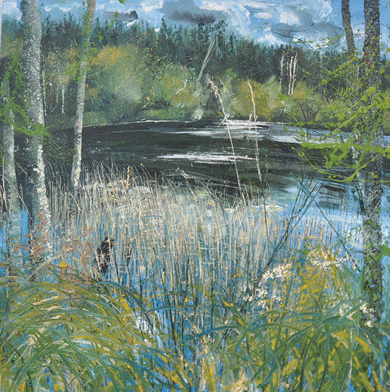 Kilvey Lake, by Neal Greig, whose work is on view next month at Claremorris Gallery, in County Mayo, Ireland. 