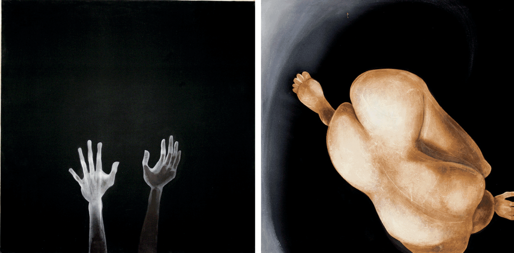 Paintings from the series Eva, 1994