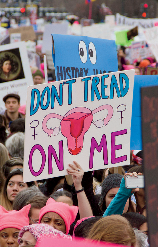 At the Women’s March on Washington (detail) © Stephen J. Boitano/LightRocket via Getty Images
