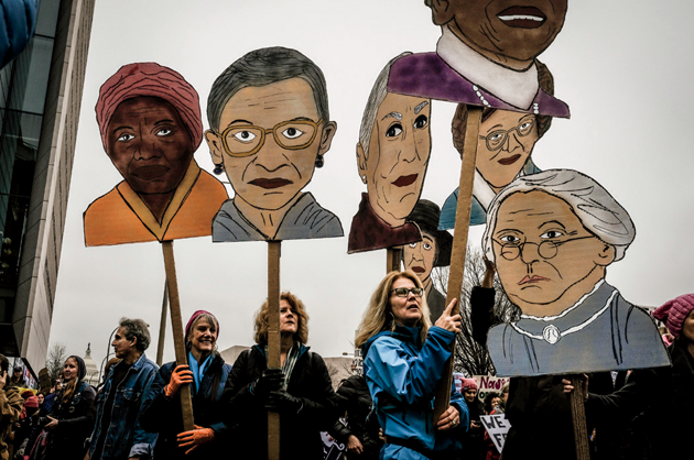 At the Women’s March on Washington © William B. Plowman/Redux