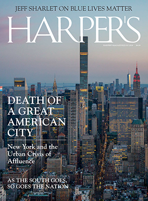 july 2018 harper's cover