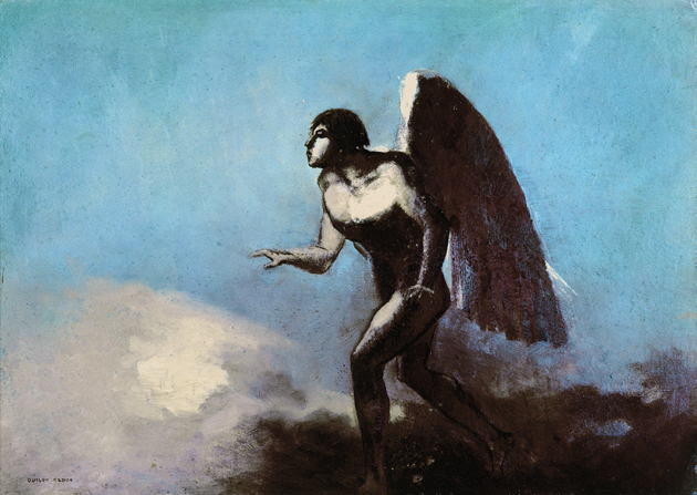 The Winged Man or, Fallen Angel, by Odilon Redon © Musée des Beaux-Arts, Bordeaux, France/Bridgeman Images