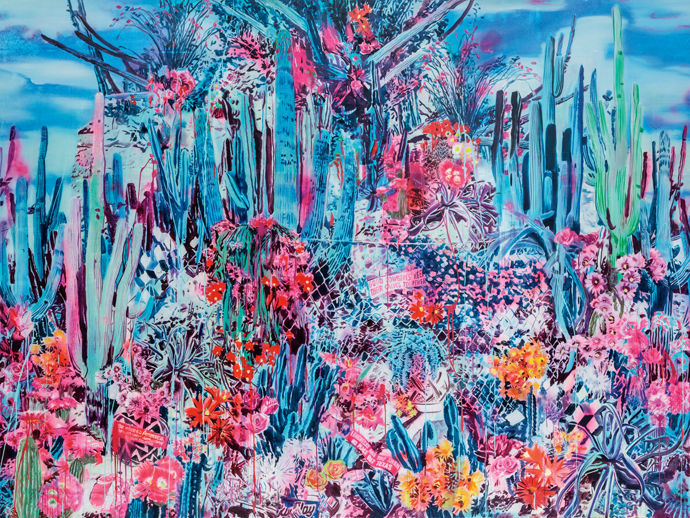 Big Bend Border Bloom a painting by Rosson Crow