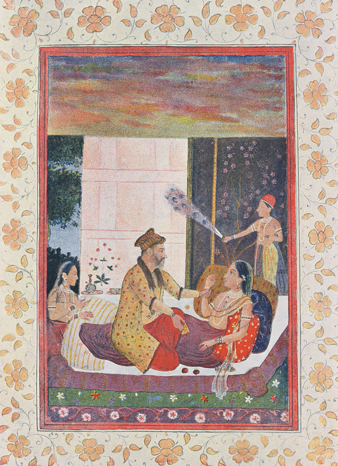 Scheherazade Seized by the King, an 1895 illustration from The Thousand and One Nights © Private Collection/Bridgeman Images.