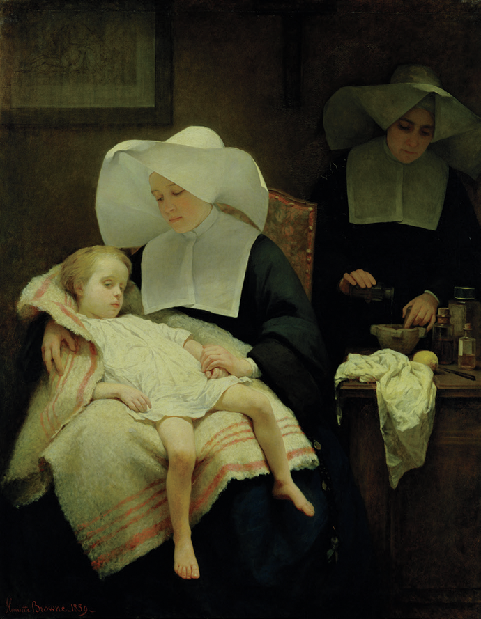 The Sisters of Mercy, by Henriette Browne © Hamburger Kunsthalle, Hamburg, Germany/Bridgeman Images