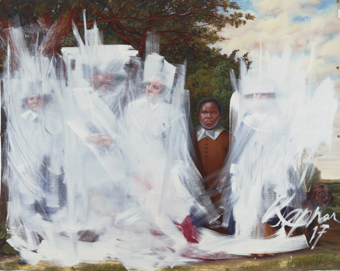 Shifting the Gaze, by Titus Kaphar © The artist Courtesy Titus Kaphar Studio. Collection of the Brooklyn Museum
