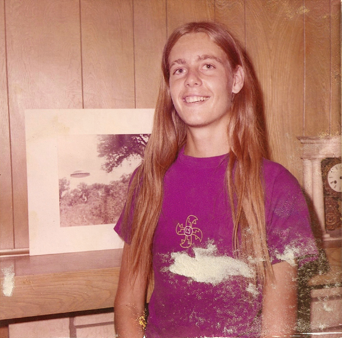 Chris Rush in California, 1973. Courtesy the author