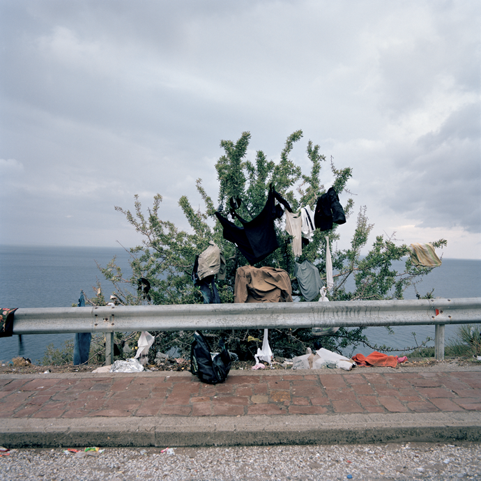 A photograph by Demetris Koilalous from Caesura: The Duration of a Sigh, a monograph about the experience of migrants who cross the Aegean Sea to Greece, which was published last year by Kehrer Verlag.