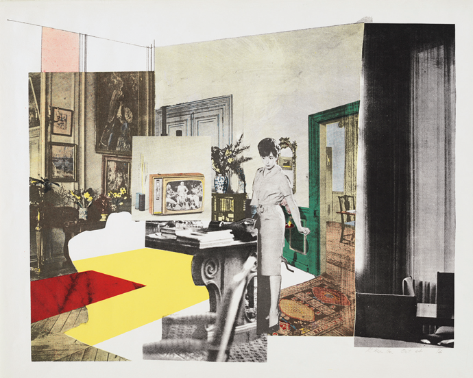 Interior, 1964, by Richard Hamilton © 2019 The artist. All rights reserved, DACS and Artists Rights Society (ARS), New York City/The Museum of Modern Art/SCALA/Art Resource, New York City