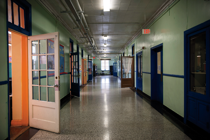 Alexander P. Tureaud Elementary School, in New Orleans’s Seventh Ward, which closed in 2014 because of the shift to a charter school system