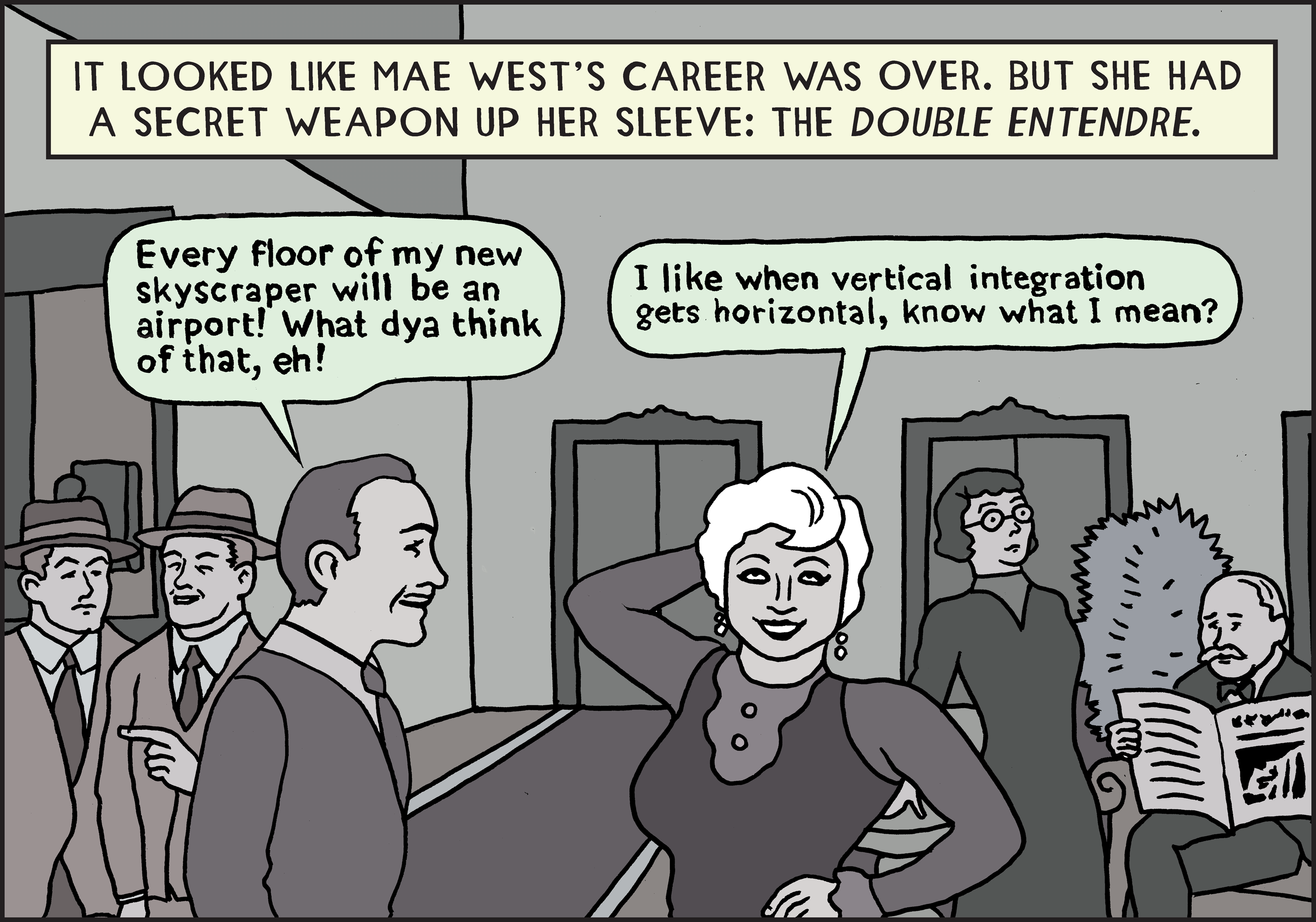 Story of Cinema: Mae West, by Michael Kupperman
