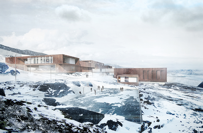 A rendering of the new prison in Greenland. Courtesy FRIIS & MOLTKE Architects.