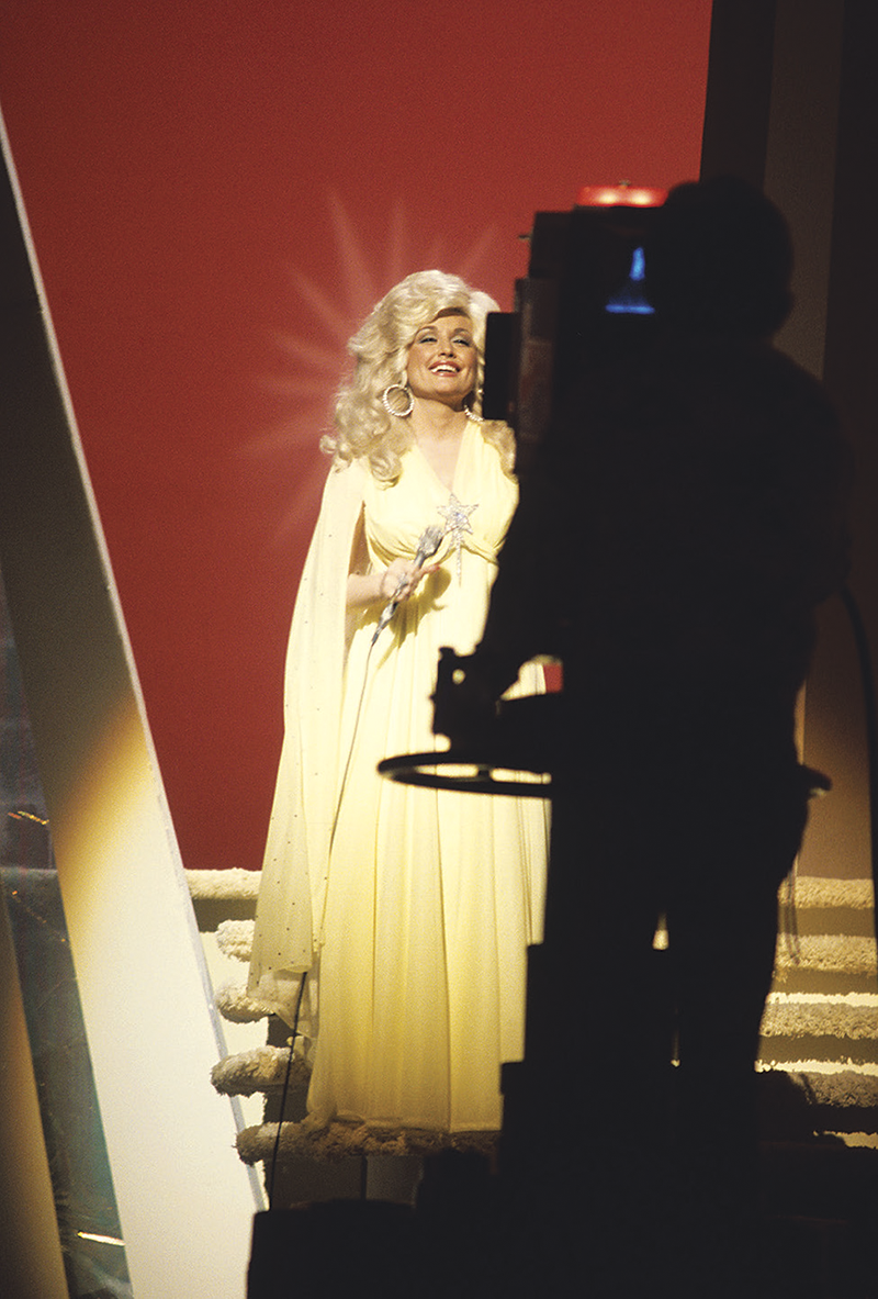 Dolly Parton at the Country Music Association Awards in Nashville, Tennessee, 1976. Photograph by Charlyn Zlotnik © The artist.