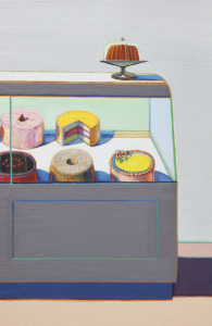 Encased Cakes, by Wayne Thiebaud © The artist/VAGA at Artists Rights Society, New York City. Courtesy Sotheby’s