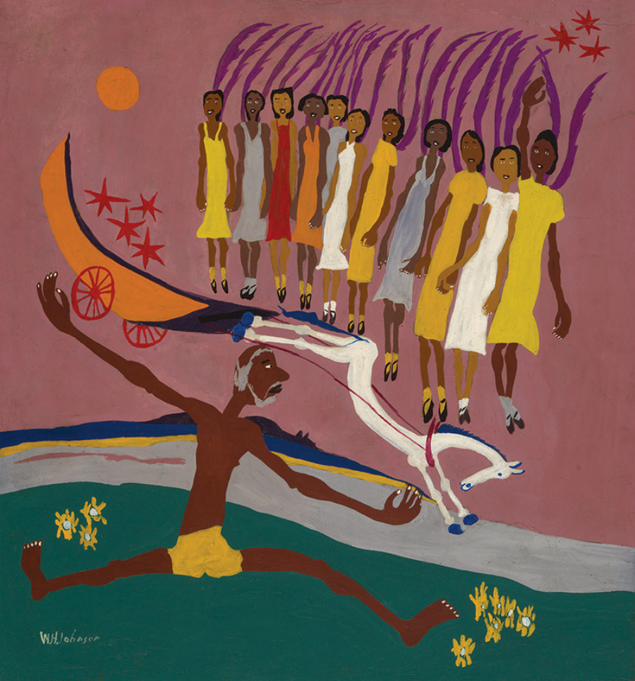 Swing Low, Sweet Chariot, by William H. Johnson. Courtesy the Smithsonian American Art Museum, gift of the Harmon Foundation