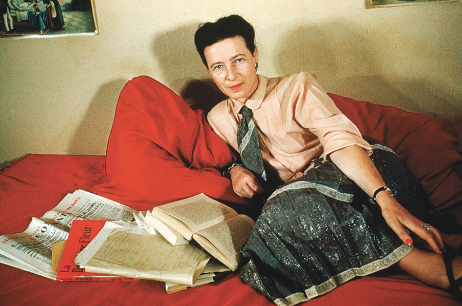 Simone de Beauvoir, 1952 © Gisèle Freund/Photo Researchers History/Getty Images
