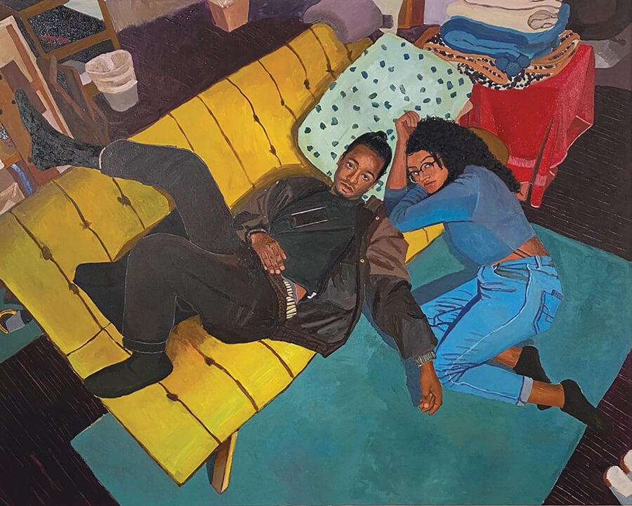 Seth and Iris, by Raelis Vasquez © The artist. Courtesy Jenkins Johnson Gallery, San Francisco and New York City