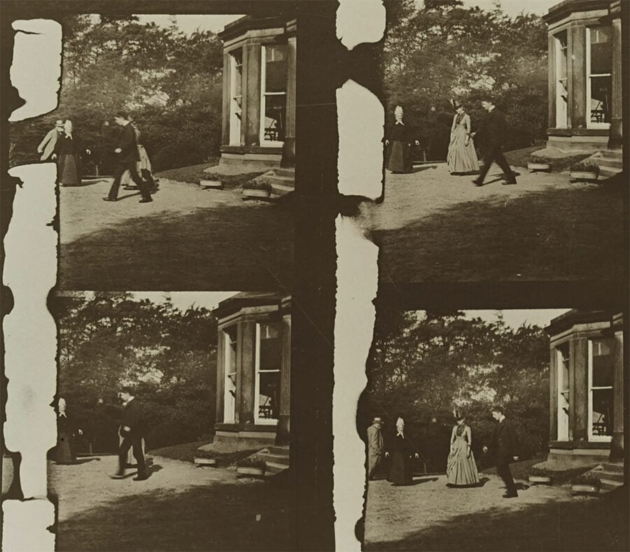 Stills from Roundhay Garden Scene, October 1888, by Louis Le Prince © The Board of Trustees of the Science Museum, London. Courtesy Science Museum Group
