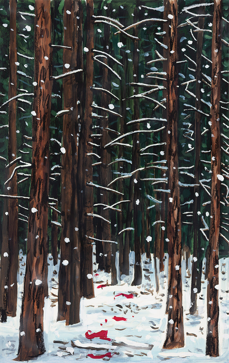 Forest with Blood, by Richard Bosman © The artist. Courtesy Pamela Salisbury Gallery, Hudson, New York