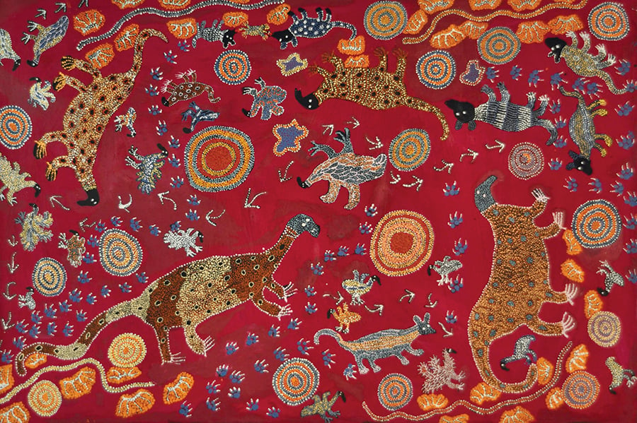 Ngayuku Ngura—My Country, by Mary Katatjuku Pan © The artist. Courtesy Short St. Gallery, Broome, Australia