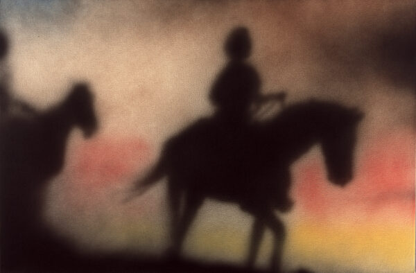Cowboy Picture, 2003, a painting by Ed Ruscha © Ed Ruscha.