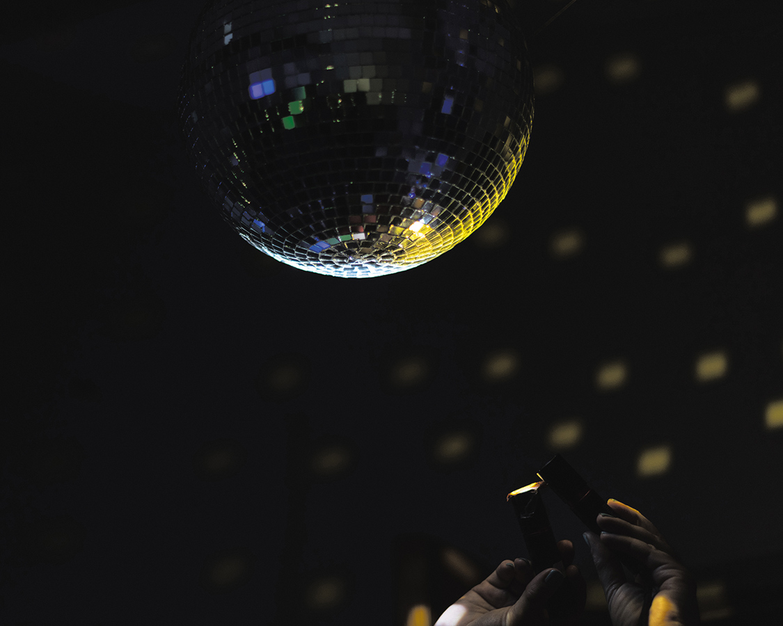 Spinning Disco Ball  All Out Event Rental