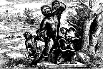 [Image: Monkey Laocoon, 1875]