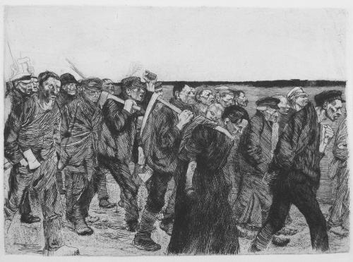 kollwitz_weavers_on_the_march-1897